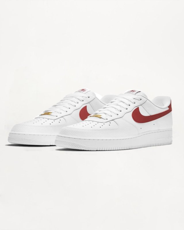 AIR FORCE 1 07 WHITE TEAM RED NIKE