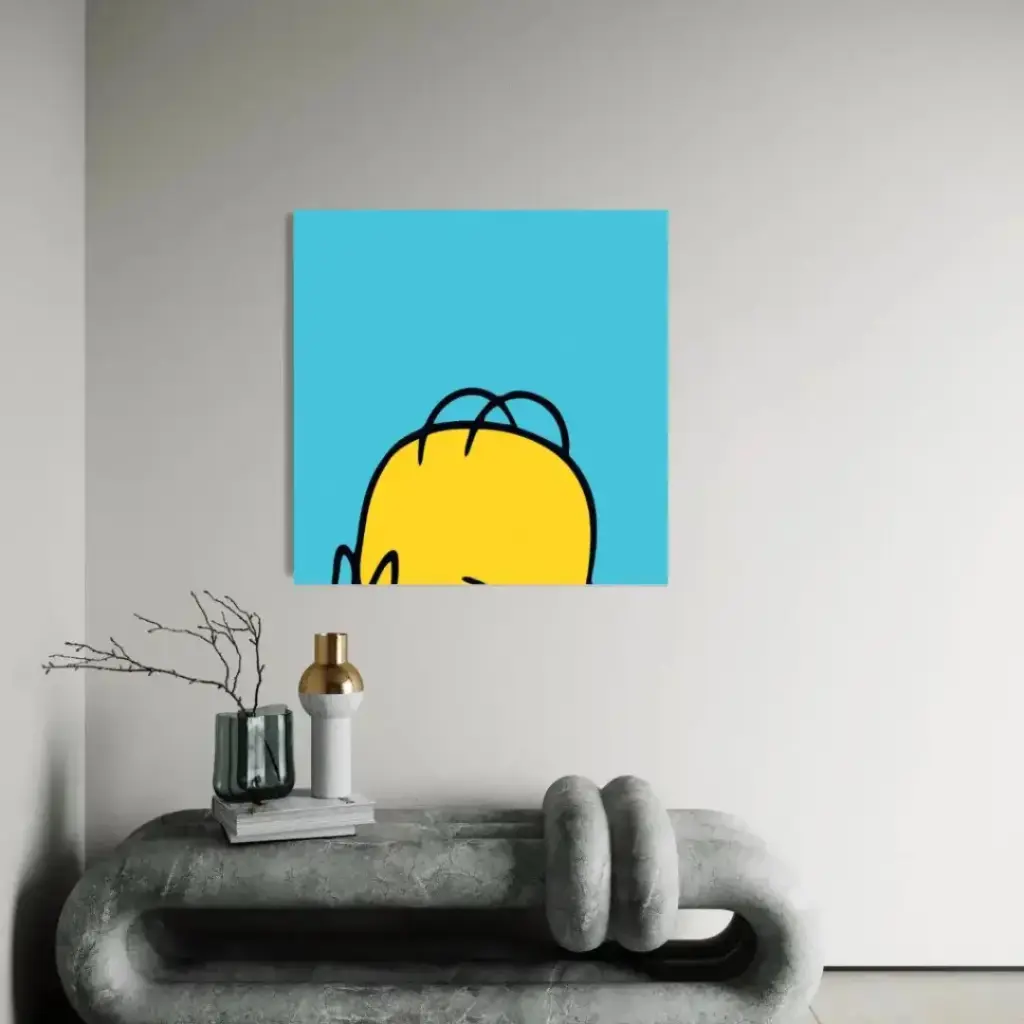 Cuadro Quiero|Simpsons Homer