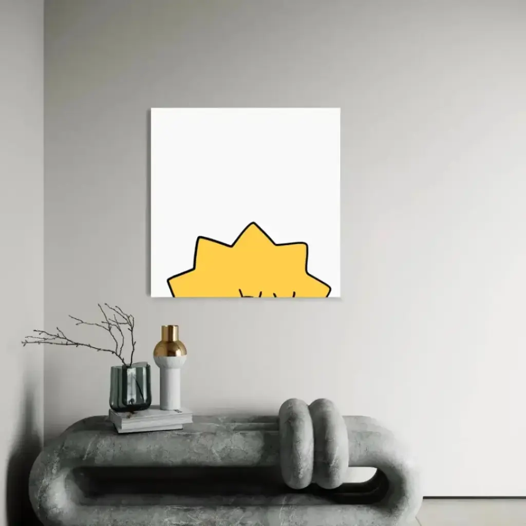 Cuadro Quiero|Simpsons Lisa