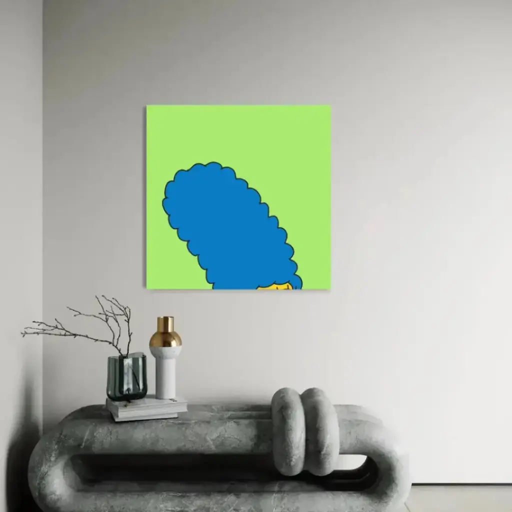 Cuadro Quiero|Simpsons Marge