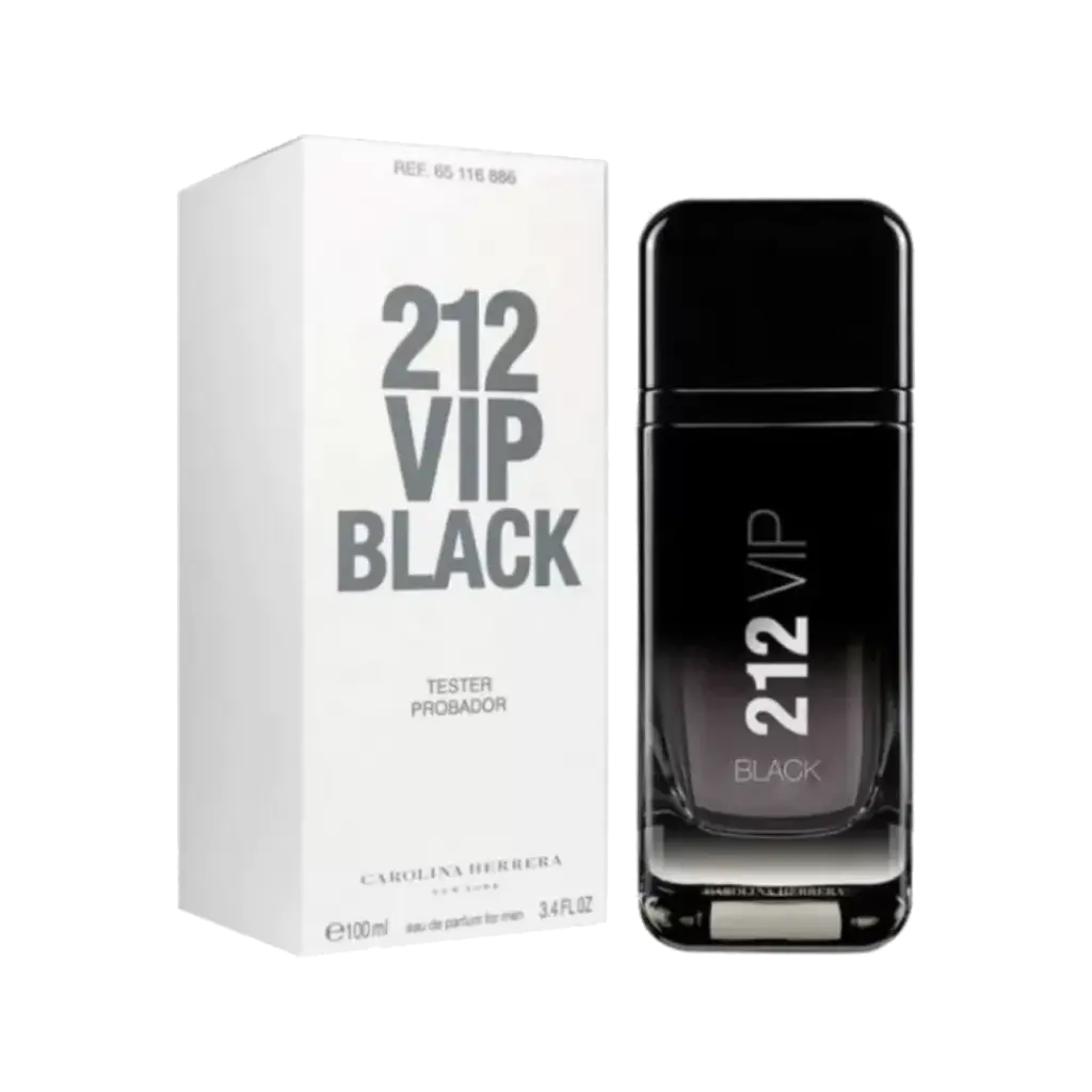 TESTER CAROLINA HERRERA 212 VIP BLACK EDP 100ML 