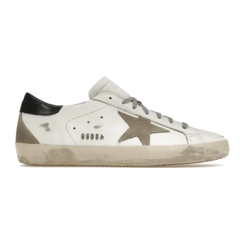 Golden Goose Super-Star en blanco y negro