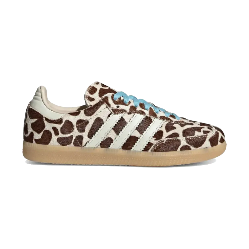Adidas Samba OG Giraffe Print Crystal Linen 