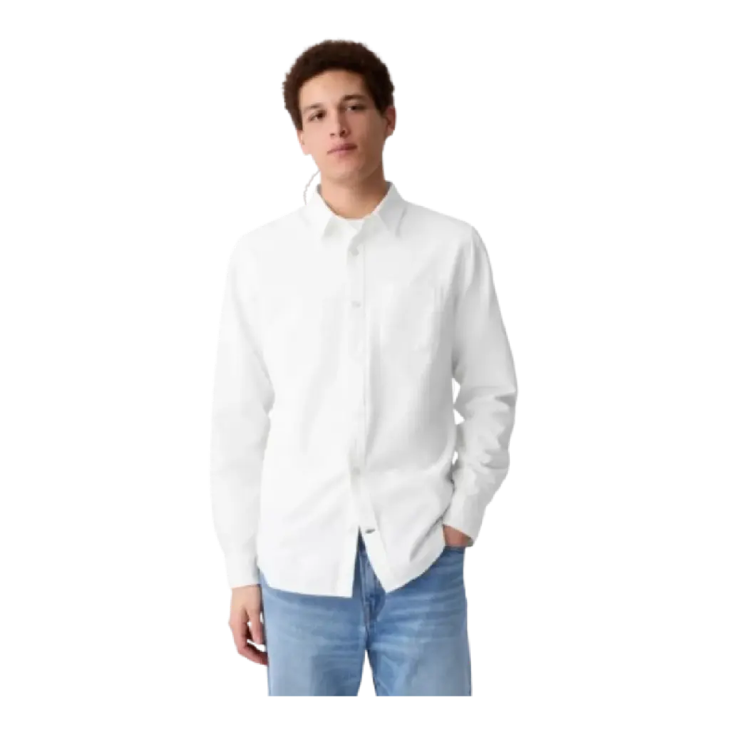 Camisa V-LS SLIM STRETCH POPLIN BASIC 