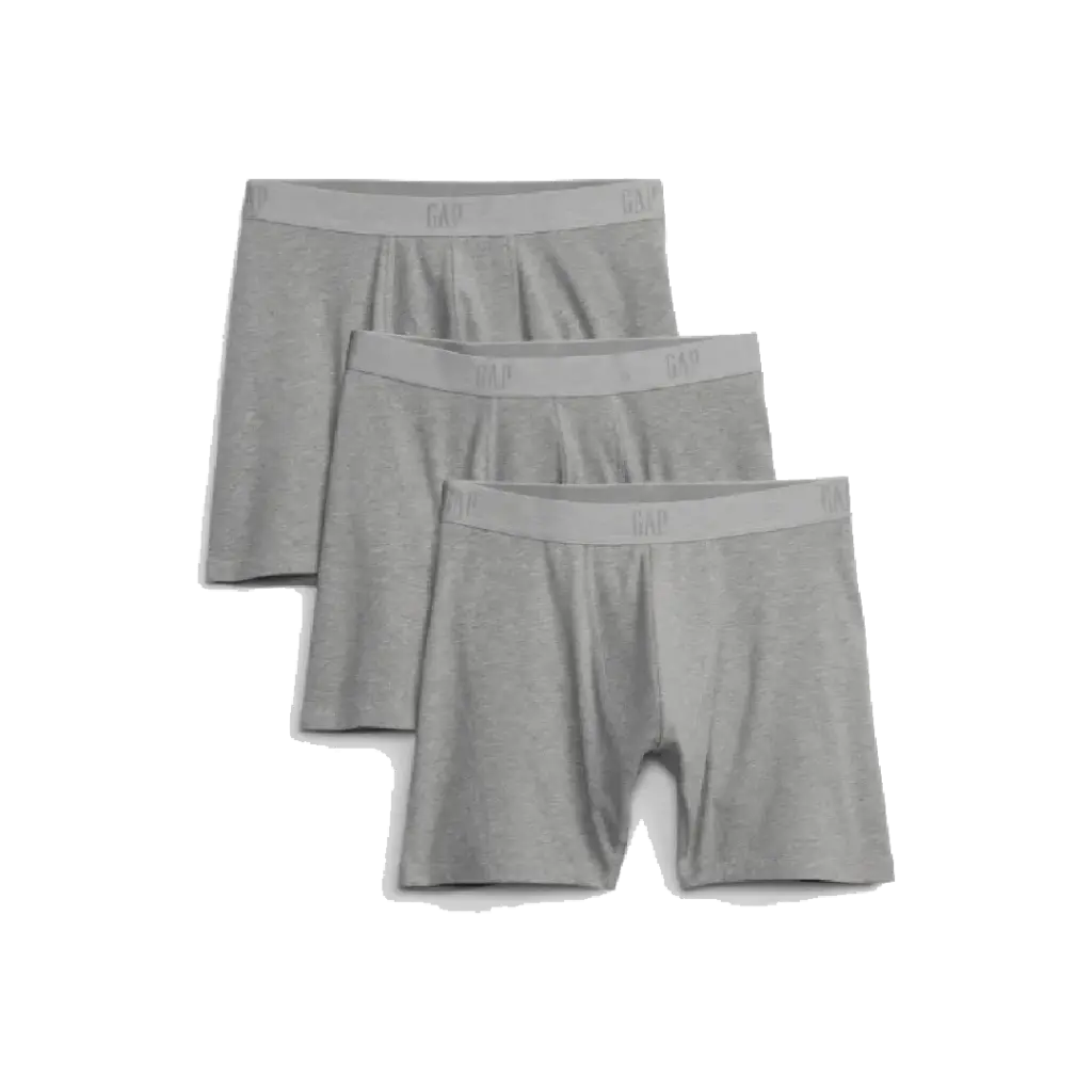 Boxer V-3PK BB BASIC - HEATHER GREY