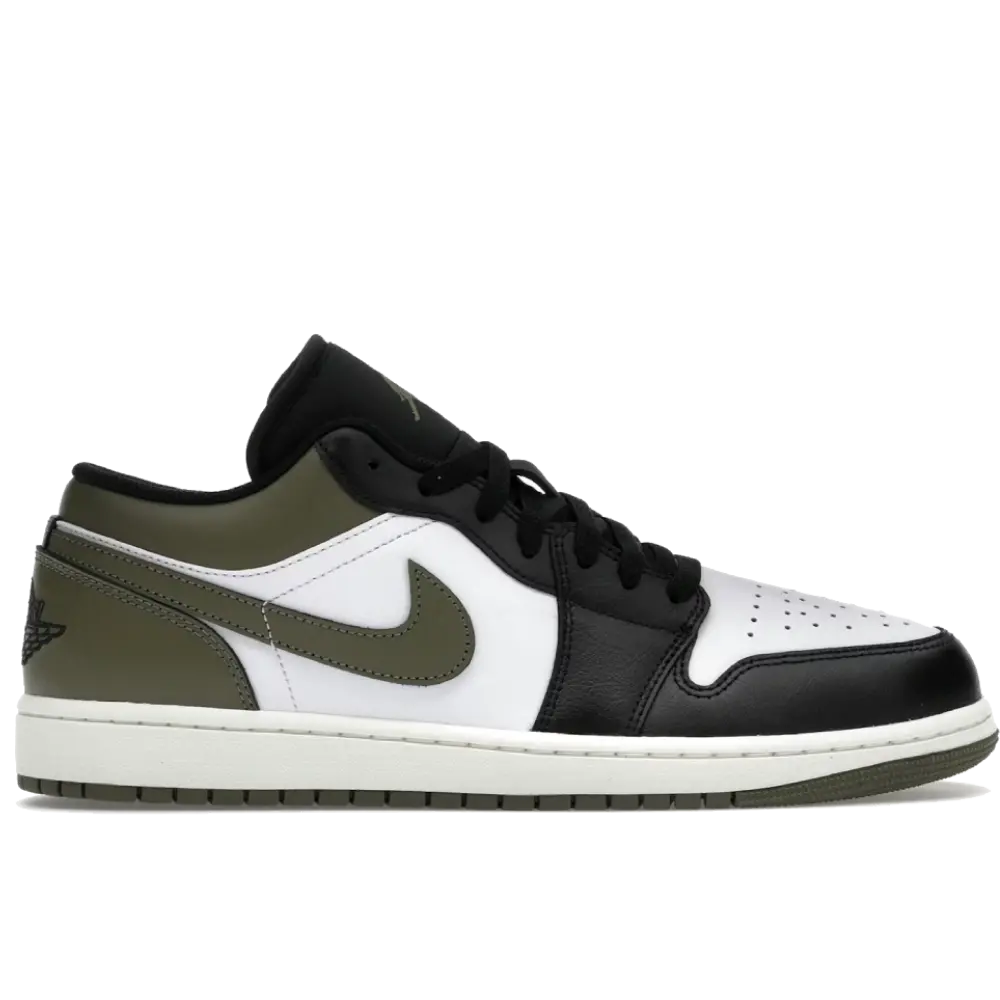 Jordan 1 Low Black Toe Medium Olive