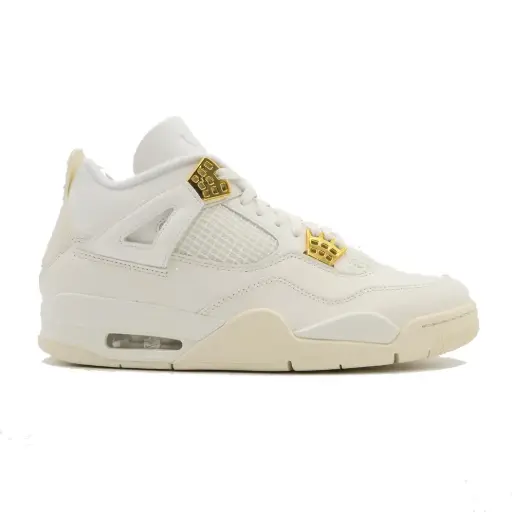 [AQ9129 170] Nike Jordan 4 Metallic Gold