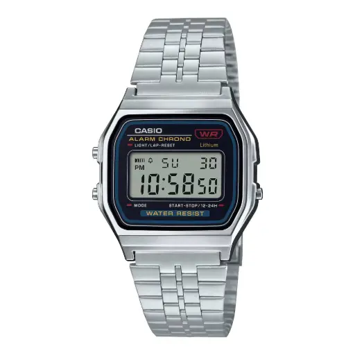 [A159WA N1DF] Casio Clasico Plata 