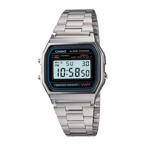 [A159W-N1DF] Casio Clasico Plata