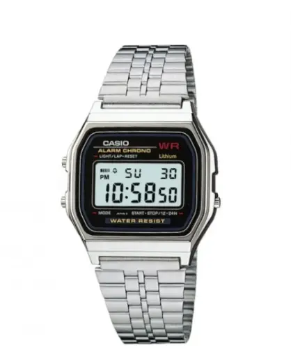 [A159W-N1DF] Casio Clasico Plata