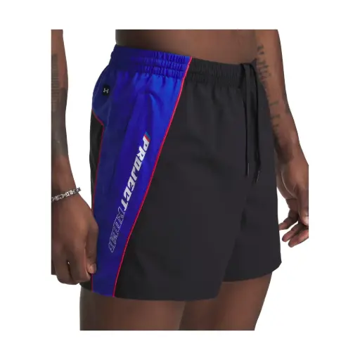 [1389919 001] Pjt Rck Colorblock Wvn Short-BLK