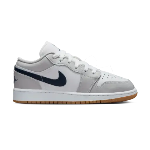 [553558-146] Jordan 1 Low Midnight Navy Neutral Grey 