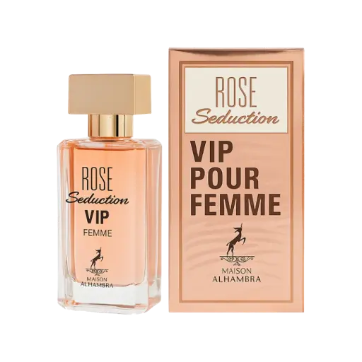 [VIP POUR FEMME EDP Miniatura] MAISON ALHAMBRA ROSE SEDUCTION VIP POUR FEMME EDP 30ML 