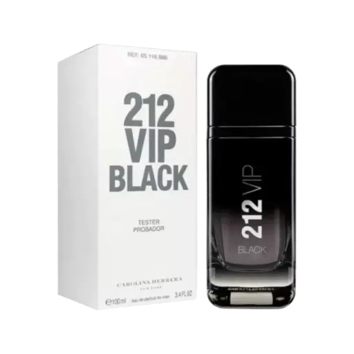 [212 VIP BLACK EDP Tester] TESTER CAROLINA HERRERA 212 VIP BLACK EDP 100ML 