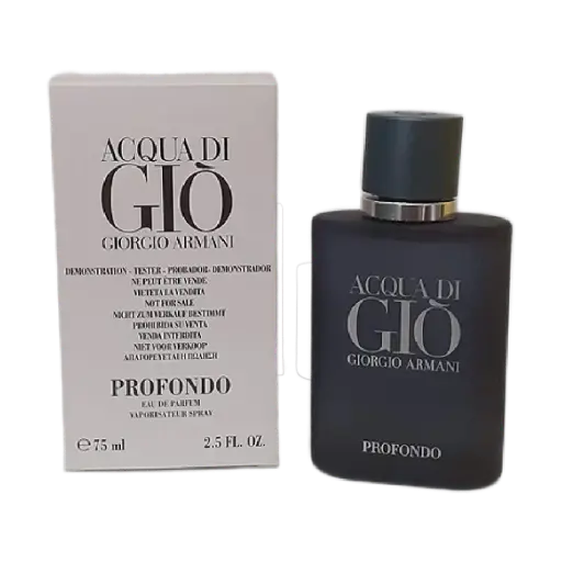 [TESTER ARMANI ACQUA DI GIO PROFONDO PARFUM MASC] TESTER ARMANI ACQUA DI GIO PROFONDO PARFUM MASC 100ML 