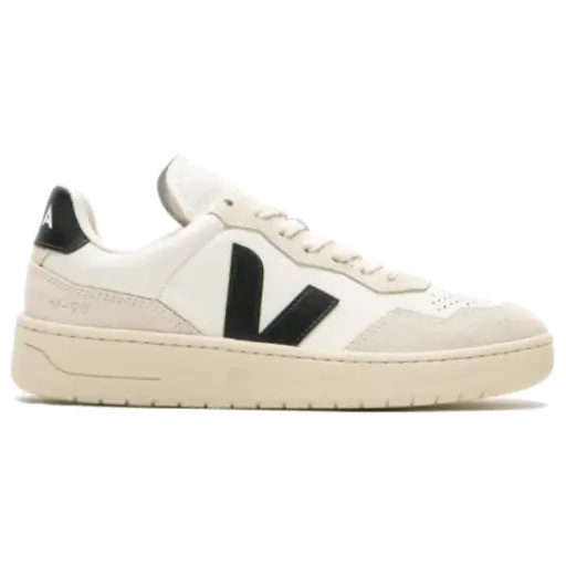 [vd2021061b] Veja V-90 Leather White Black 