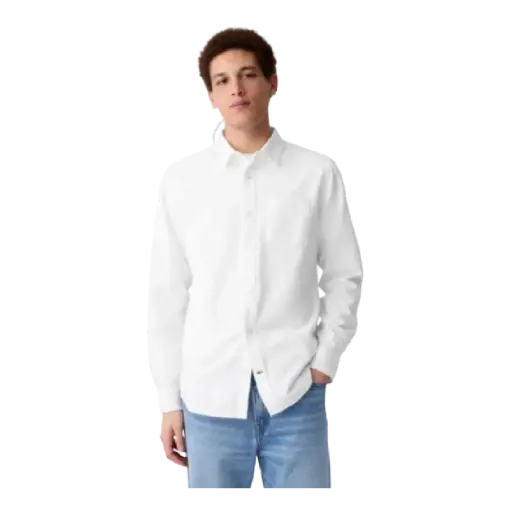 [321368861] Camisa V-LS STANDARD OXFORD 