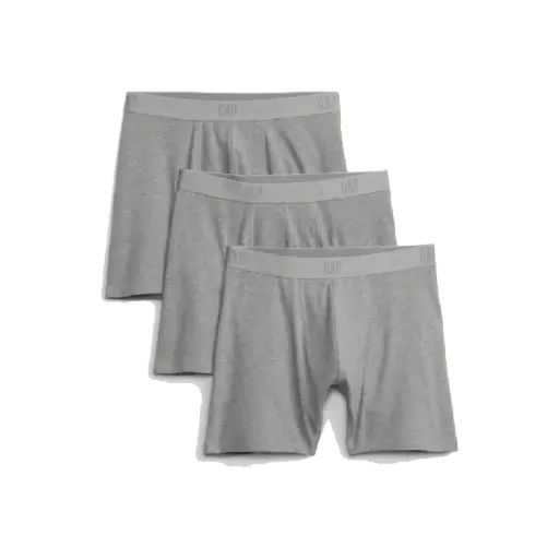[320485795] Boxer V-3PK BB BASIC - HEATHER GREY