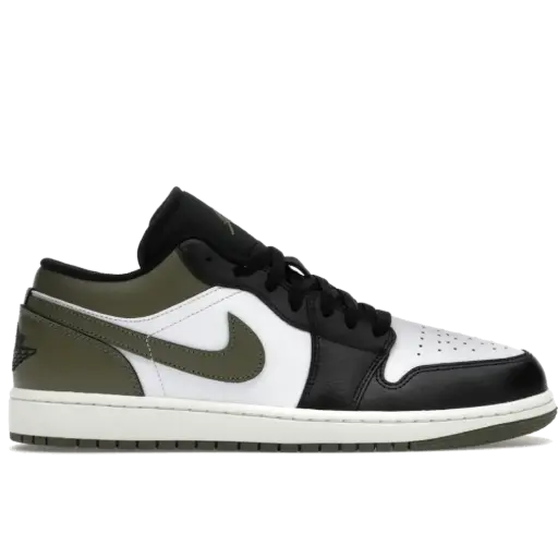 [630,000] Jordan 1 Low Black Toe Medium Olive