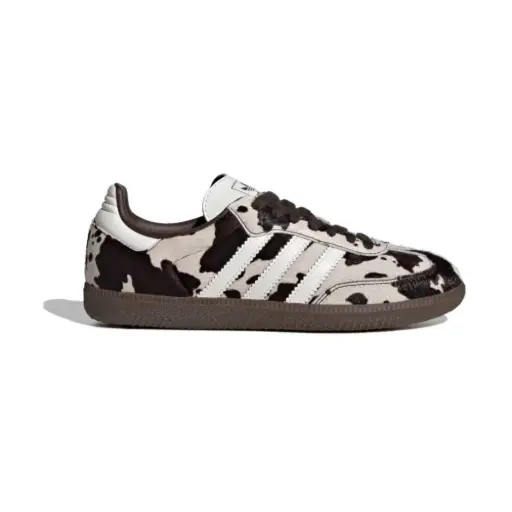 [KK2238] ADIDAS SAMBA OG W COW PRINT DARK BROWN